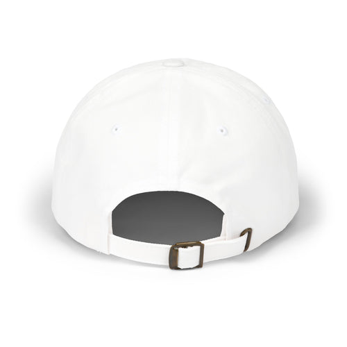 Father First Embroidered Dad Cap — Minimalist White Baseball Hat for New & Proud Dads