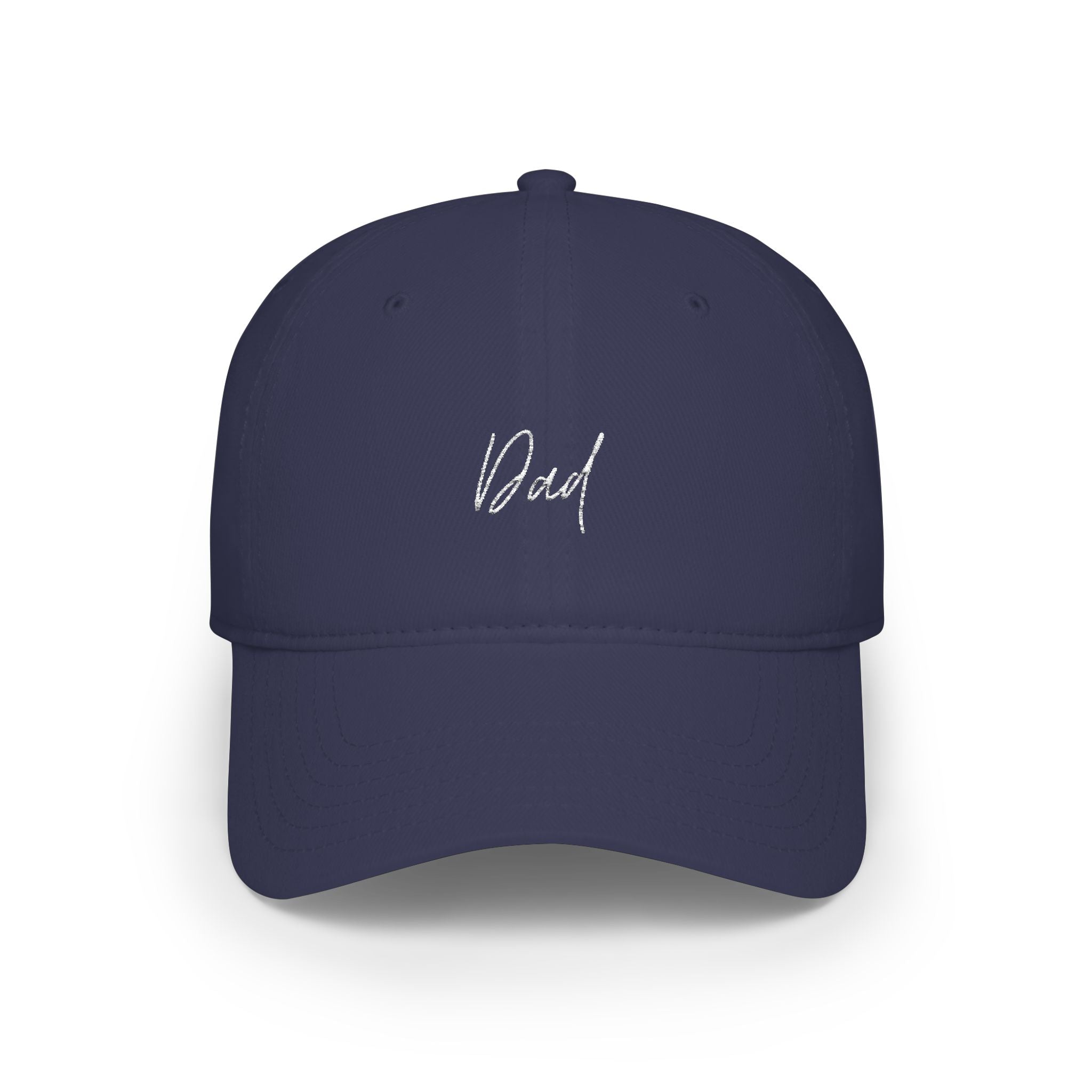 Dad Script Embroidered Cap with Father First logo