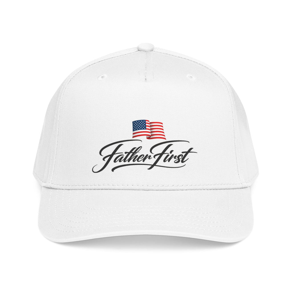 American Flag Father First Hat - America 250 Years