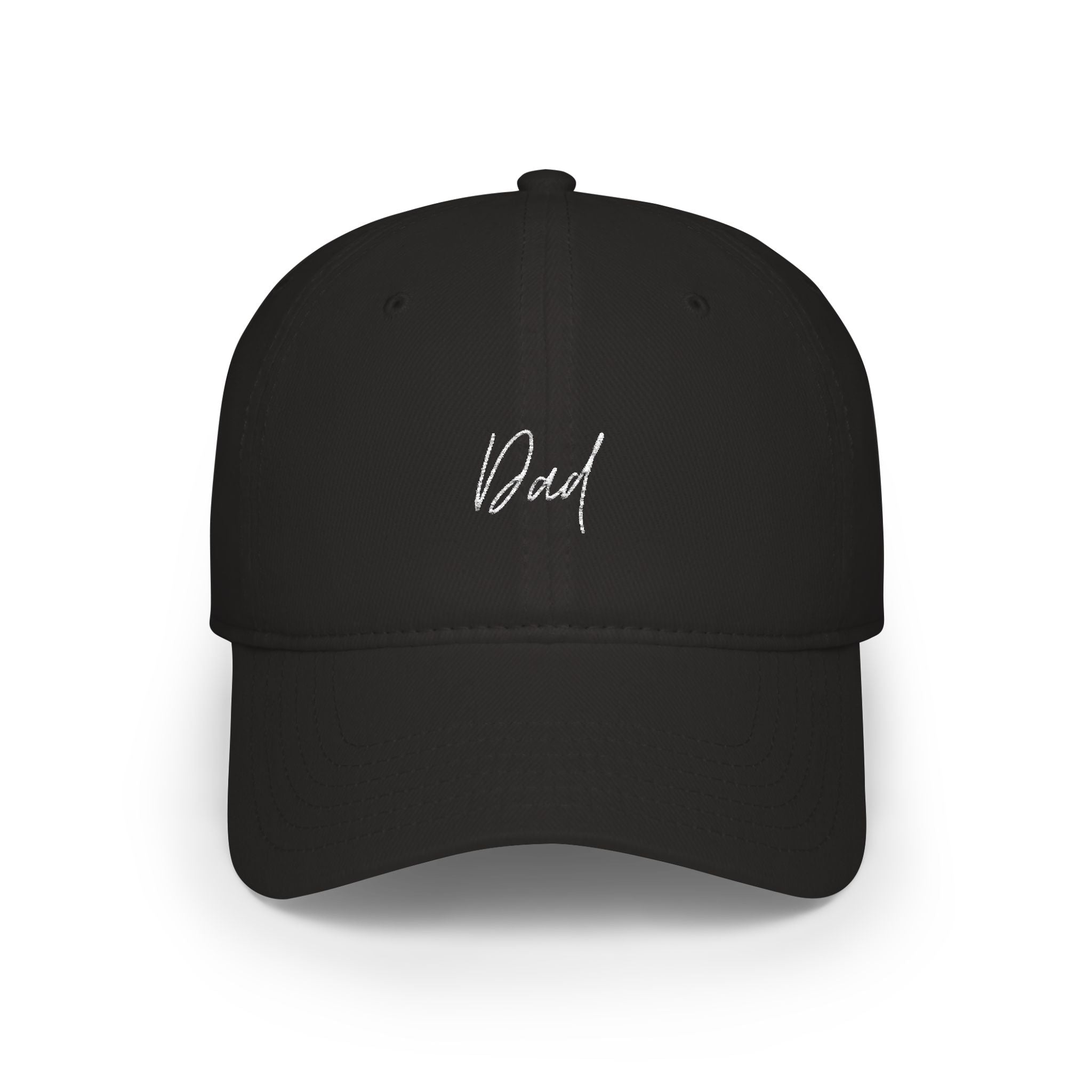 Dad Script Embroidered Cap with Father First logo