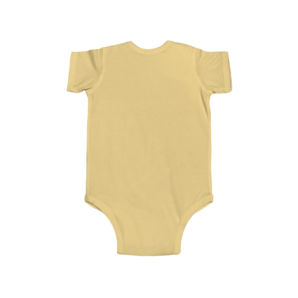 Kid First Infant Bodysuit – Minimalist Baby Onesie with 'KID FIRST' Text