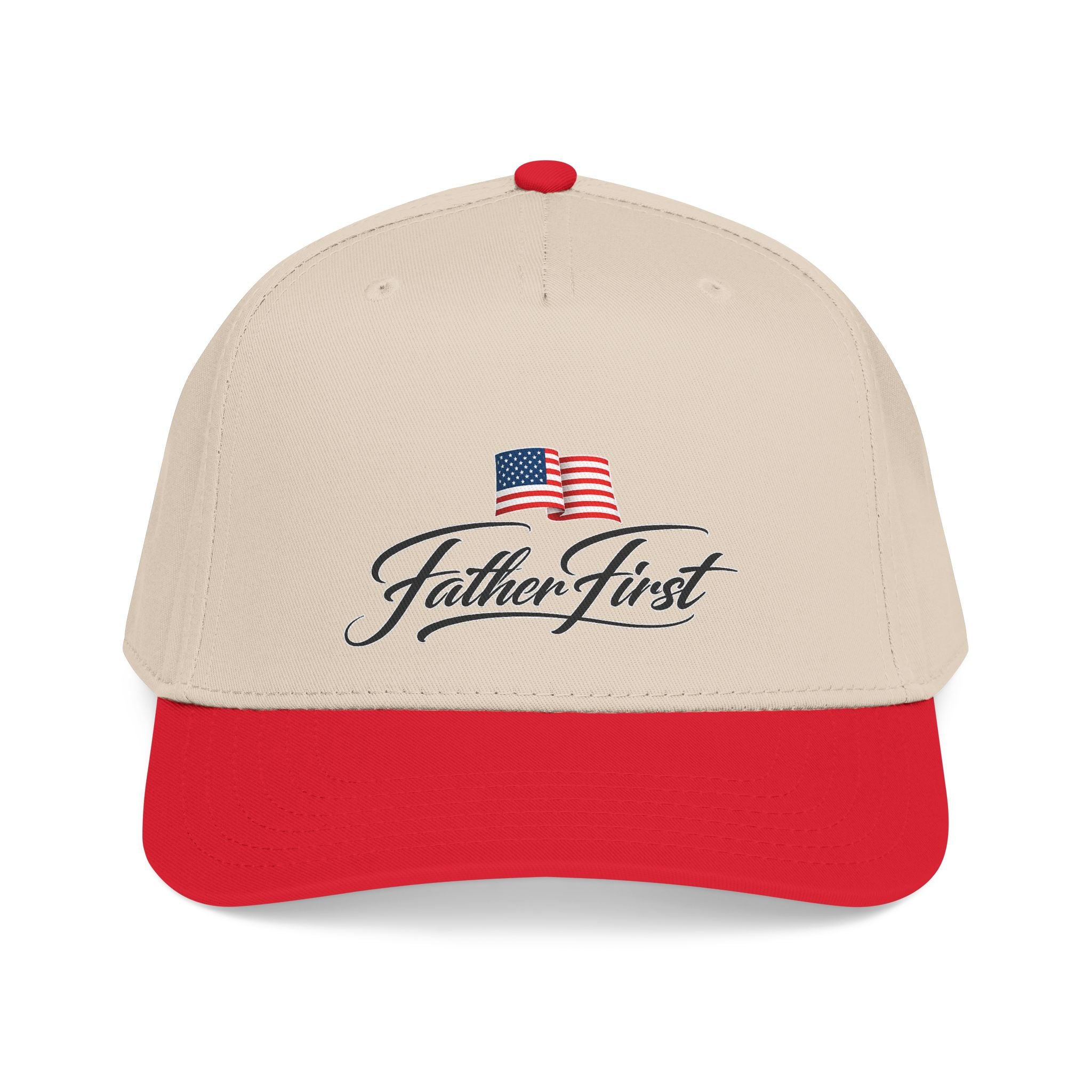 American Flag Father First Hat - America 250 Years