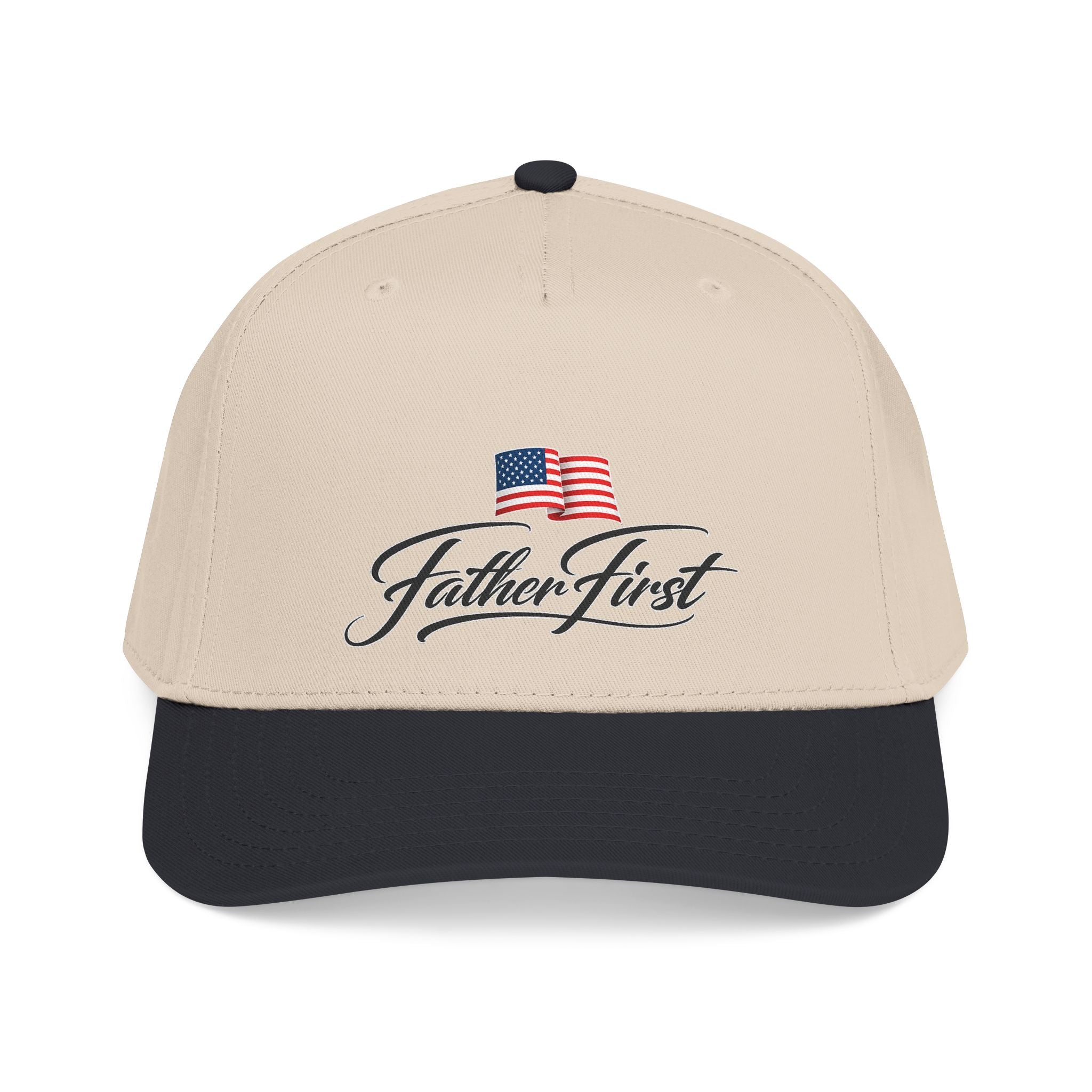 American Flag Father First Hat - America 250 Years